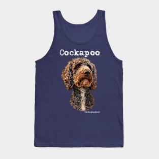 Brown and White Cockapoo / Spoodle and Doodle Dog Tank Top